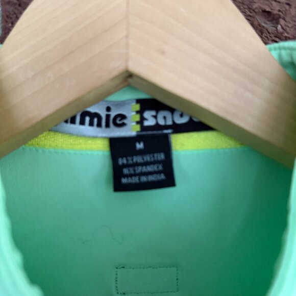 Jamie Sadock * Green Shirt * Medium * Zipper & Lightweight * EUC - Picture 6 of 9
